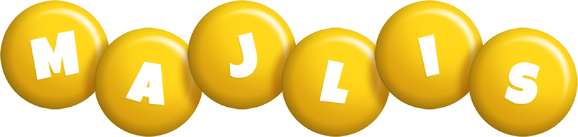 Majlis candy-yellow logo