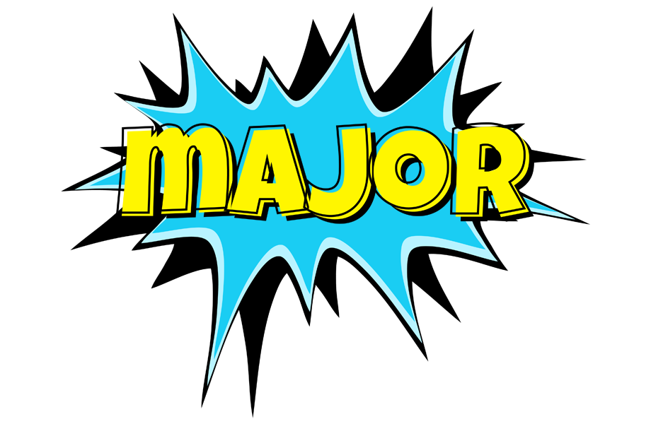 Major amazing logo