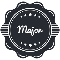 Major badge logo