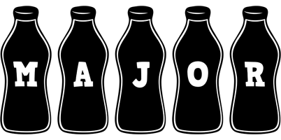 Major bottle logo