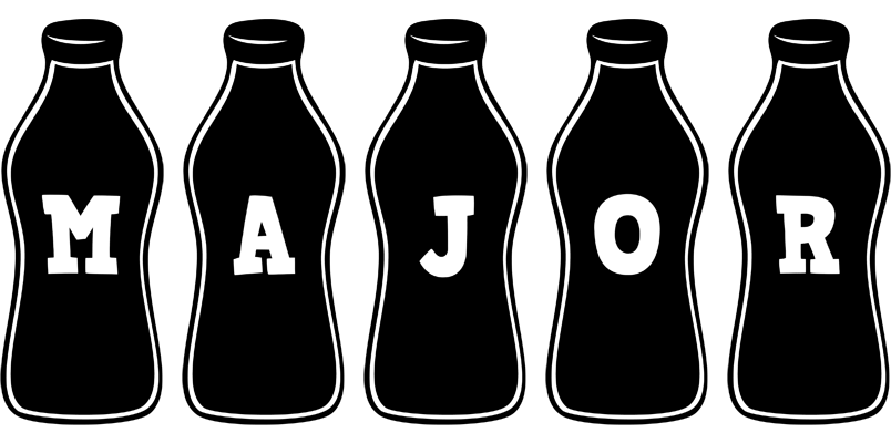 Major bottle logo