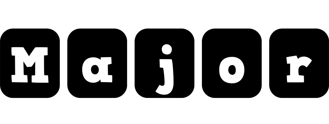 Major box logo