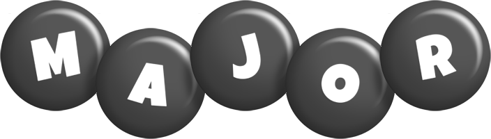 Major candy-black logo