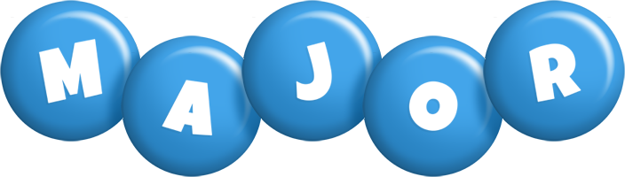 Major candy-blue logo