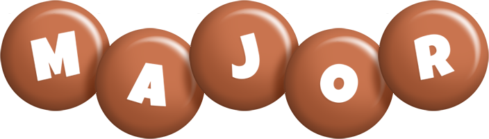 Major candy-brown logo