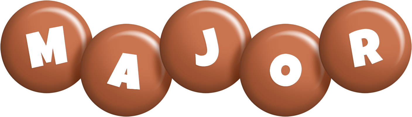 Major candy-brown logo