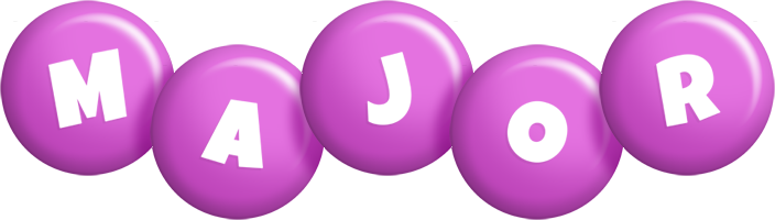 Major candy-purple logo