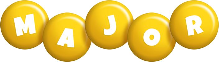 Major candy-yellow logo