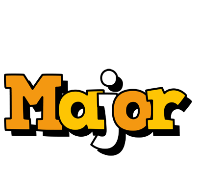 Major cartoon logo