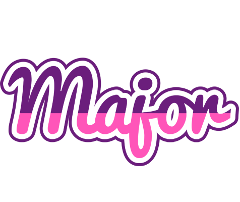 Major cheerful logo