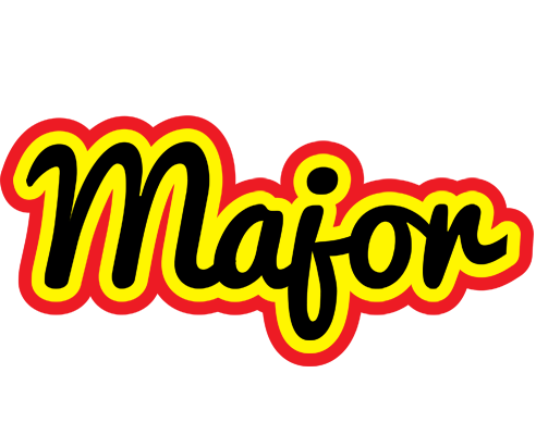 Major flaming logo