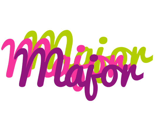 Major flowers logo