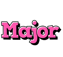 Major girlish logo