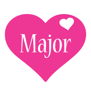 Major love-heart logo