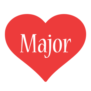 Major love logo