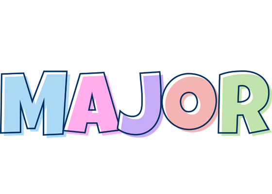 Major pastel logo