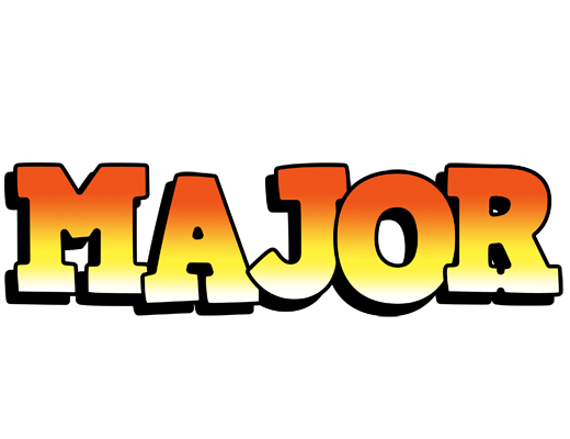 Major sunset logo