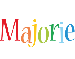 Majorie birthday logo