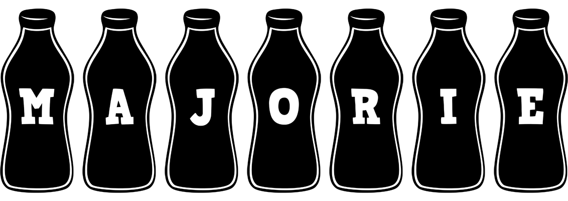 Majorie bottle logo