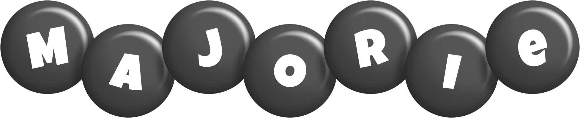 Majorie candy-black logo