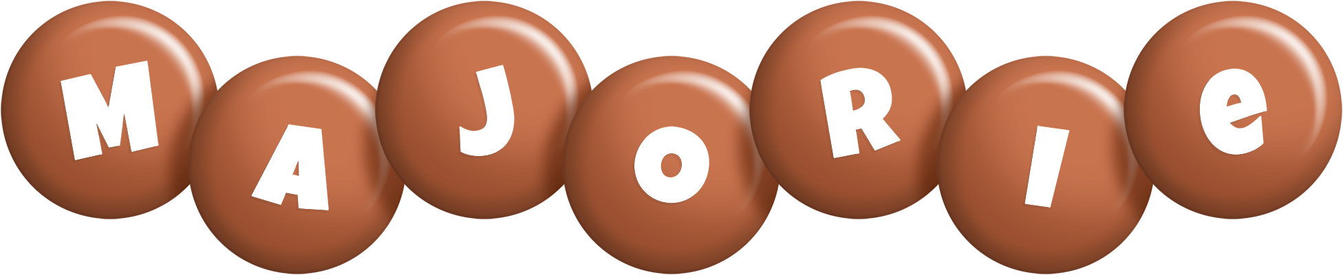 Majorie candy-brown logo