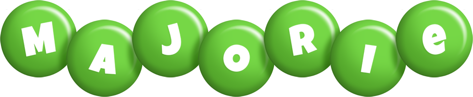 Majorie candy-green logo