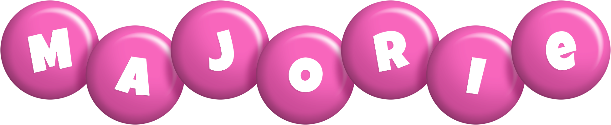 Majorie candy-pink logo