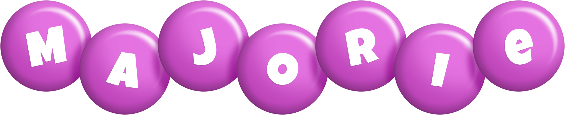 Majorie candy-purple logo