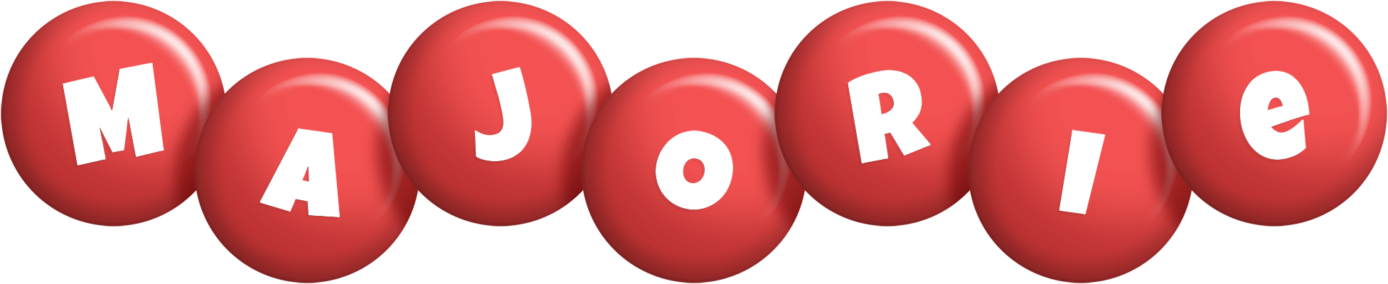 Majorie candy-red logo