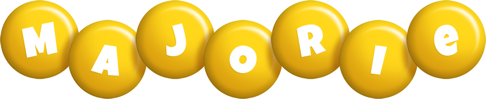 Majorie candy-yellow logo