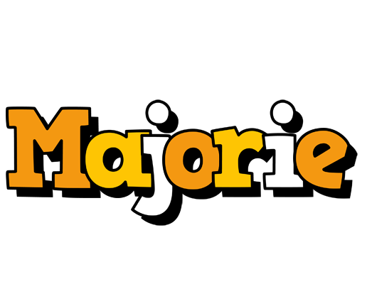 Majorie cartoon logo