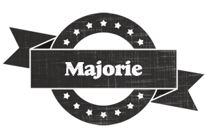 Majorie grunge logo