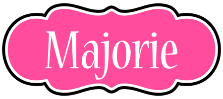 Majorie invitation logo