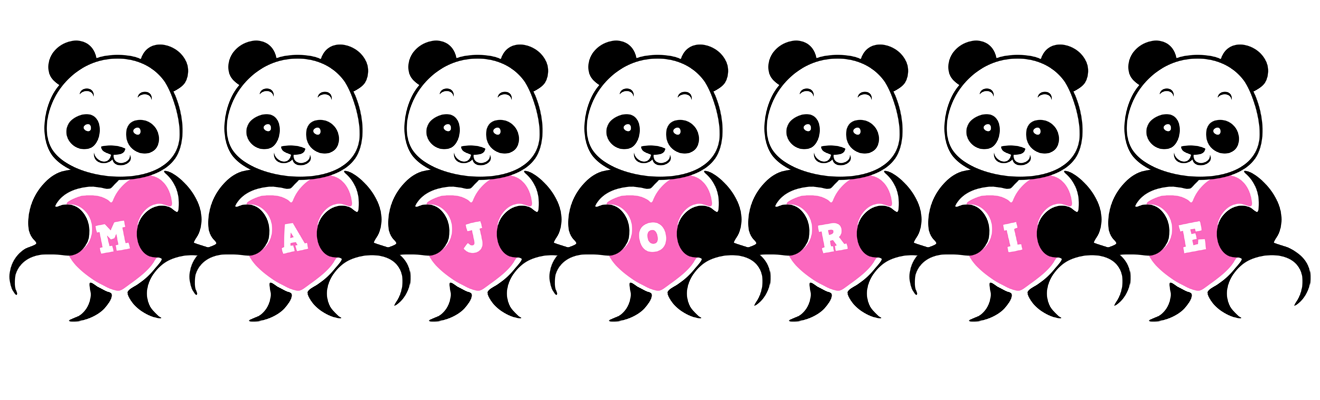 Majorie love-panda logo