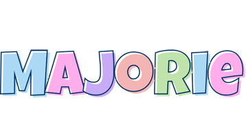Majorie pastel logo