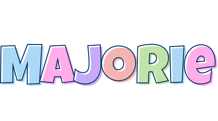 Majorie pastel logo