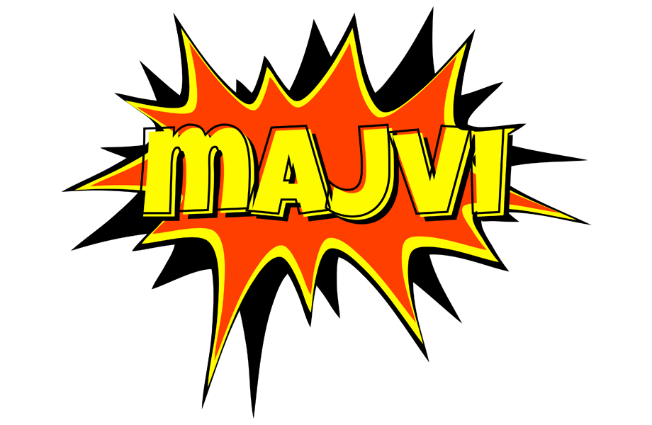 Majvi bazinga logo