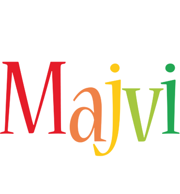 Majvi birthday logo