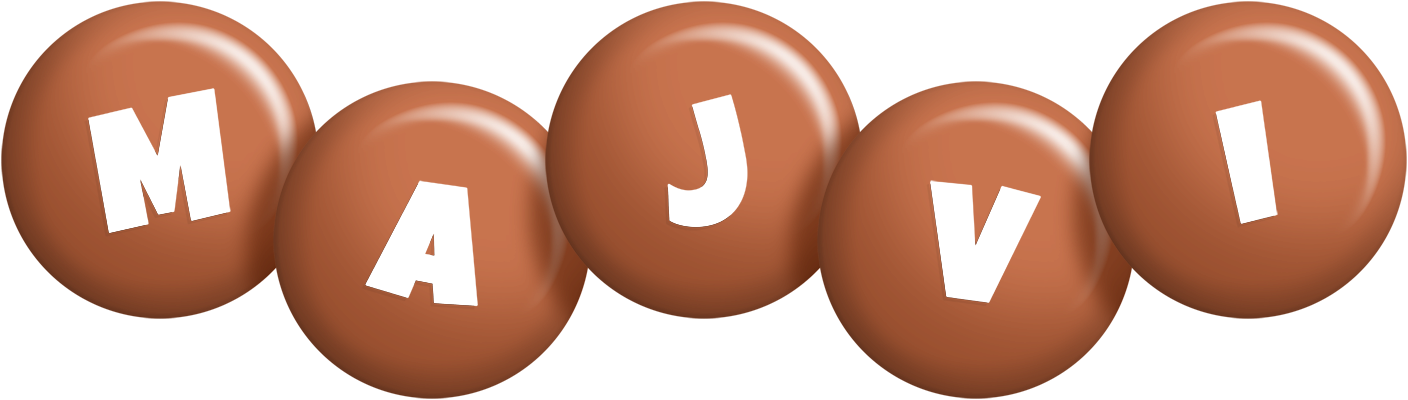 Majvi candy-brown logo