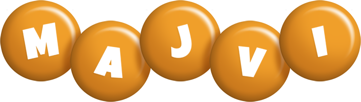 Majvi candy-orange logo