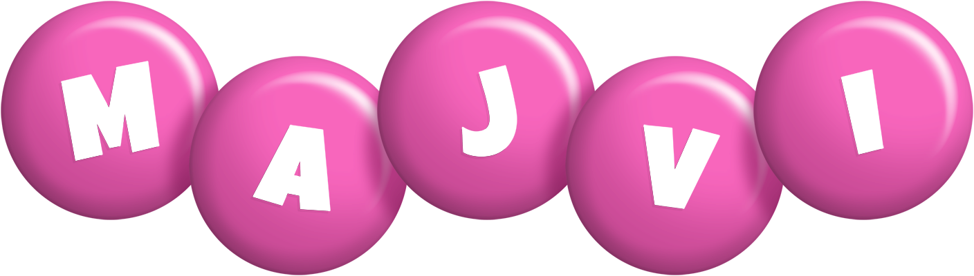 Majvi candy-pink logo
