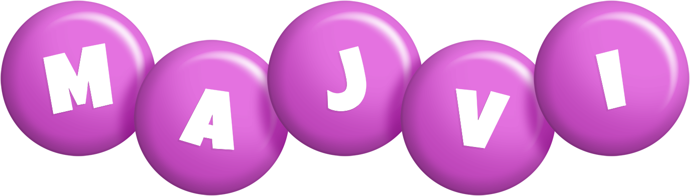 Majvi candy-purple logo