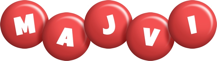 Majvi candy-red logo