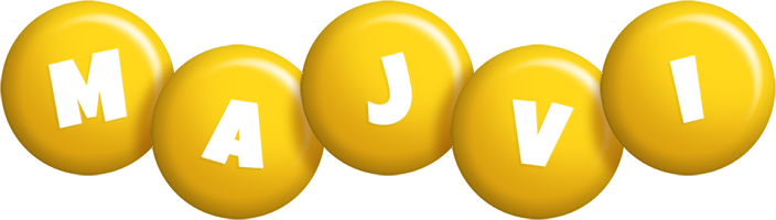 Majvi candy-yellow logo
