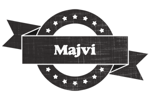 Majvi grunge logo