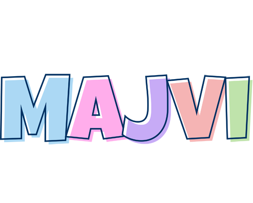 Majvi pastel logo