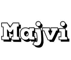 Majvi snowing logo