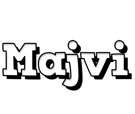 Majvi snowing logo
