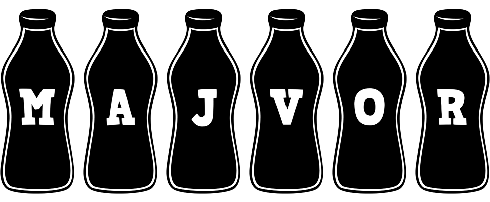 Majvor bottle logo