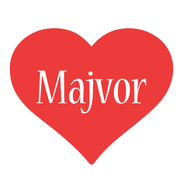 Majvor love logo